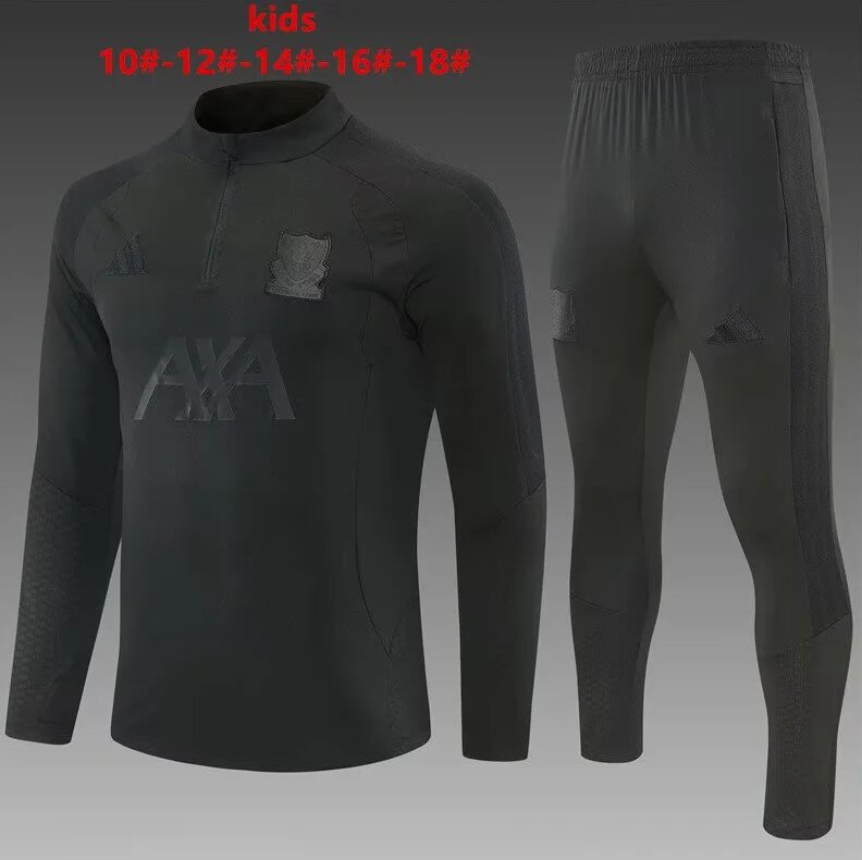 Kids Liverpool 26/27 Tracksuit - Black